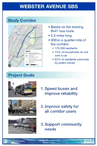 Based on the Existing • Bx41 Bus Route 5.3 Miles Long