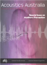 Low Frequency Spatialization in Electro-Acoustic Music and Tel (02) 9528 4362 Performance: Composition Meets Perception Fax (02) 9589 0547 Roger T