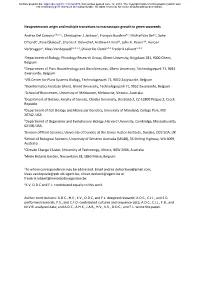 Neoproterozoic Origin and Multiple Transitions to Macroscopic Growth in Green Seaweeds