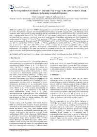 Spatio-Temporal Analysis of Land Use and Land Cover Changes in the Little Andaman Island, Andaman, India Using Geospatial Techniques