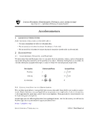 Accelerometers