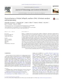 Glaciovolcanism at Volcán Sollipulli, Southern Chile: Lithofacies Analysis and Interpretation