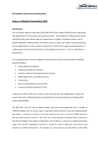 Indices of Multiple Deprivation 2015