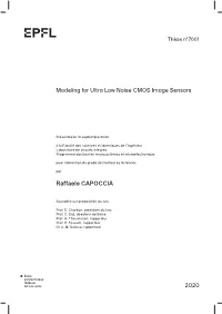Modeling for Ultra Low Noise CMOS Image Sensors
