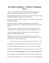 The Final Countdown – Modern Technology Part 1