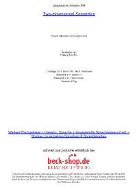 Two-Dimensional Semantics