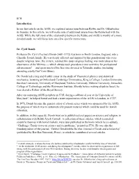 B”H Introduction in Our First Article on the AOJS, We Explored Interactions