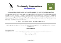 Biodiversity Observations