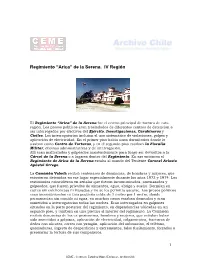 Regimiento “Arica” De La Serena. IV Región