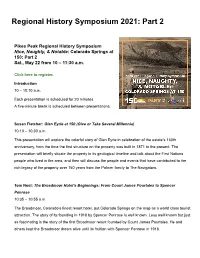 Regional History Symposium 2021: Part 2