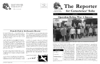 Spring 2006 Number 1 Operation Refuse War a Success