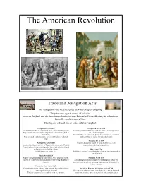 The American Revolution Presentation