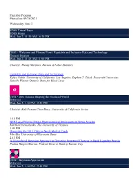 Printable Program Printed On: 08/20/2021 Wednesday, June 2