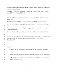 Perchlorate and Volatiles of the Brine of Lake Vida (Antarctica): Implication for the in Situ Analysis of Mars Sediments Fabien