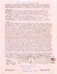 SF&F Newsletter Miller 1977-01