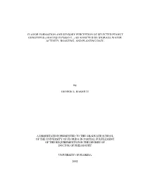 Storage Conditions, Fatty Acid Composition, and Roasting Methods)