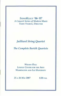 Juilliard String Quartet