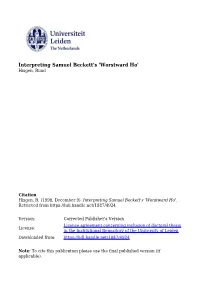 The Silencing of the Sphinx Volume Interpreting Samuel Beckett's