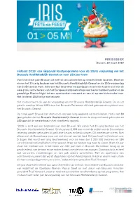 2019-03-20 Persdossier Irisfeest En 150 Jaar Tram