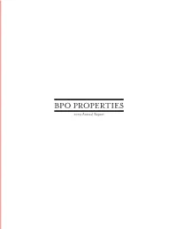 Bpo Properties Ltd