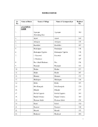 DISTRICT ROPAR Sr. No. Name of Block Name of Village Name Of