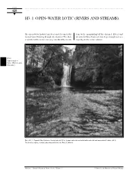 H3.1 Open-Water Lotic (Rivers and Streams)