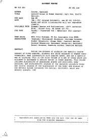 Lecture Notes on Human Anatomy. Part One, Fourth Edition. PUB DATE Sep 89 NOTE 79P.; for Related Documents, See SE 051 219-221