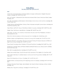 Links with Crime Science