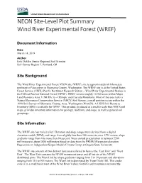 NEON Site-Level Plot Summary Wind River Experimental Forest (WREF)