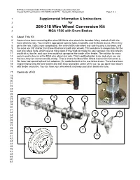 Supplemental Instructions.Doc Created by Michael Grant on 11/17/2008 4:44:00 PM Revised by Michael Grant Page 1 of 2
