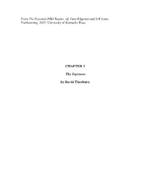 CHAPTER 3 the Sopranos by David Thorburn