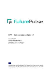 D7.4 – Data Management Plan V2