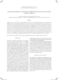 Evaluation and Analysis of Traffic Flow at Signalized Intersections in Nicosia Using of SIDRA 5 Software