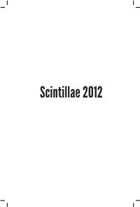 Scintillae 2012