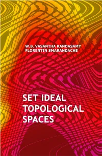 Set Ideal Topological Spaces