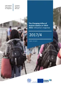 The Changing Influx of Asylum Seekers in 2014- 2016: Lithuania‘S Response