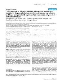Fragmentation of Decorin, Biglycan, Lumican and Keratocan Is Elevated