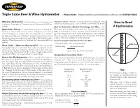 How to Read a Hydrometer