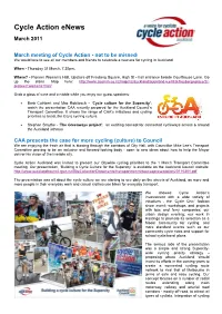 Cycle Action Enews