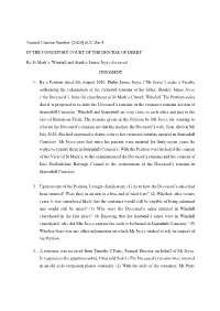 Re St. Mark Winshill [2020] ECC Der 4