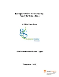 Video Telephony Whitepaper