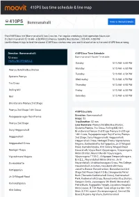 410PS Bus Time Schedule & Line Route
