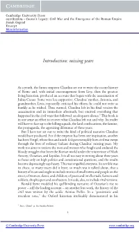 Introduction: Missing Years