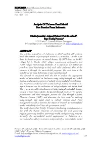 Analysis of Ta'awun Fund Model Best Practice from Indonesia
