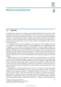 Chapter 2. Machine Learning Overview