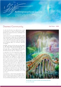 Dearest Community, April Issue – 2020