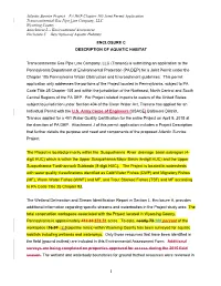 PA DEP Chapter 105 Joint Permit Application Transcontinental Gas