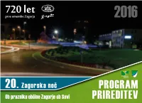 Program Prireditev