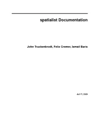 Spatialist Documentation