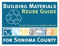 Building Material Reuse Guide